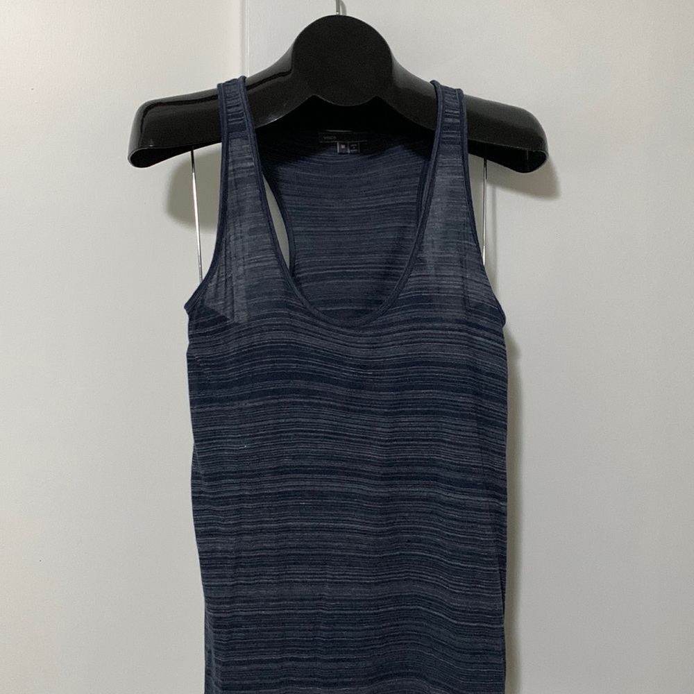Vince space dyed racerback tank